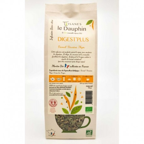 Digest plus, digestive et légèreté- 70g  Tisane La Dauphin