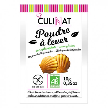 Poudre à lever s/phosphate s/gluten (8x10gr)