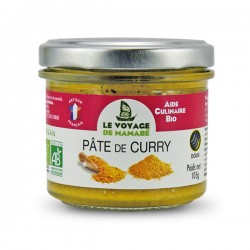 Pate pour curry bio  105 g .Le Voyage de Mamabé