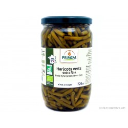 Haricots verts extra fins France 660g Priméal