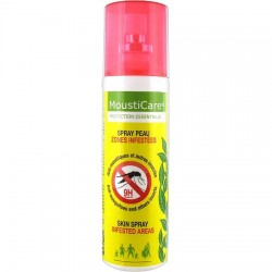 Spray peau anti-moustique zones infestées. Mousticare