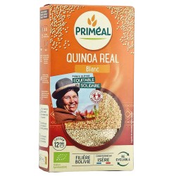 Quinoa real blanc filière Bolivie 500g Priméal