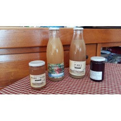 Jus de poire trouble Bouteille 1 L .Earl de la Garenne