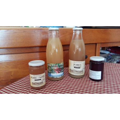 Jus de poire trouble 1LBouteille 1 L .Earl de la Garenne