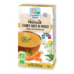 SOUPE VELOUTE POTAGER LEGUMES VARIES FRANCE 1 L GRANDEUR NATURE