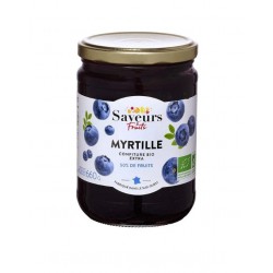 Confiture extra 50% fruits myrtille bio 660 g. Saveurs et natures