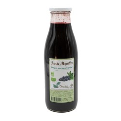 Pur jus de myrtilles Châtelain - 75cl - La Bâtie Neuve (05)