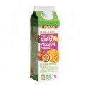 Pur jus de mangue/passion/pomme du Pérou/Madagascar Bio brique 1L