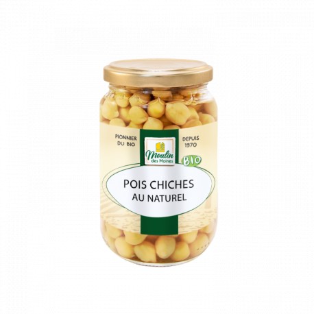 Pois chiches au naturel bio 375g
