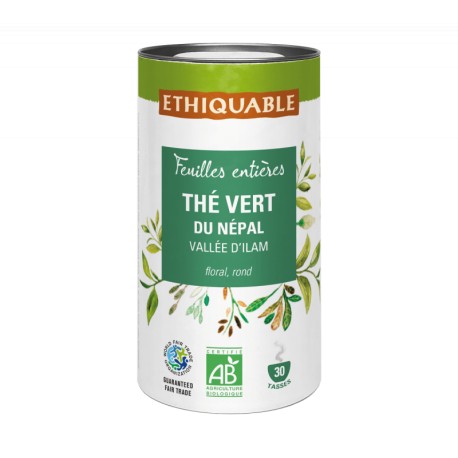 Thé vert du Népal (Vallée d'Ilam) - Boîte 60g