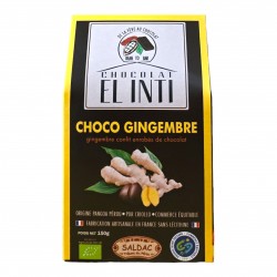 Gingembres confits enrobés de chocolat - 150g