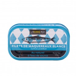 Filets de Maquereaux au naturel La Bonne Mer - 125g - Port St Louis du Rhône (13)