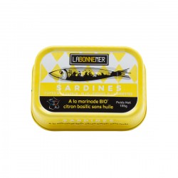 Sardines marinade citron basilic La Bonne Mer - 135g - Port St Louis du Rhône (13)