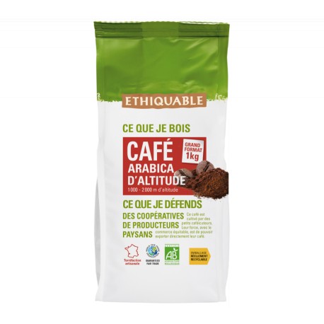 Café grains Congo BIO kg