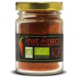 POUDRE PIMENT D' ESPELETTE AOP (45G) PIMENT D'ESPELETTE