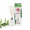 Diffuseur anti-moustique avec 8 bâtonnets en rotins. Mousticare
