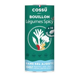 Bouillon déshydraté légumes spicy bio. Cossu