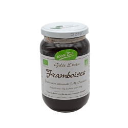 Gelée de Framboises sans pépins Chatelain - bocal 420g - La Bâtie Neuve (05)