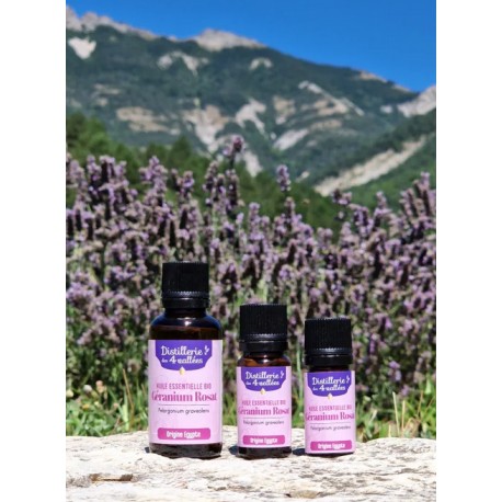 Huile essentielle de Géranium Rosat BIO 10ml