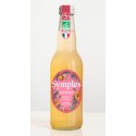 Infusion pétillante estivale bio romarin  clémentine pêche 33CL. Symples