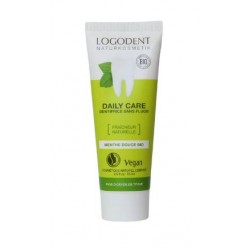 DENTIFRICE PATE DAILY CARE MENTHE DOUCE SANS FLUOR (75ML) LOGONA