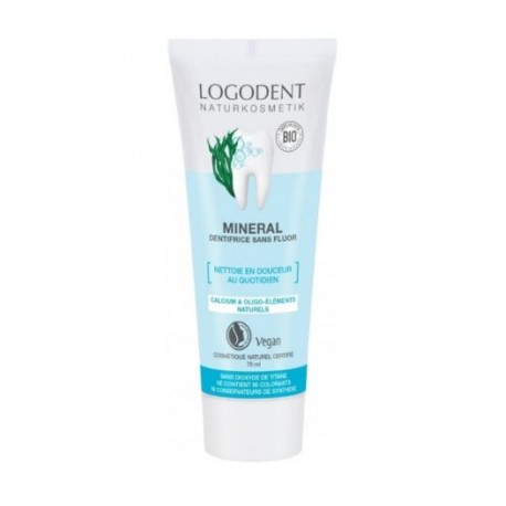 DENTIFRICE MINERAL SANS FLUOR (75ML) LOGONA