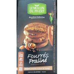 COOKIES FOURRES AU PRALINE (175G) MOULIN DU PIVERT