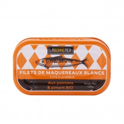 Filets de Maquereaux aux poivrons et piment La Bonne Mer - 125g - Port St Louis du Rhône (13)