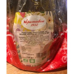 PANETTONE AUX PEPITES DE CHOCOLAT (750G)  SPUMADORO 1932