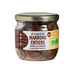 MARRONS ENTIERS CUITS BOCAUX (230G) MARKAL