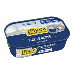 FOIE DE MORUE AU NATUREL (121G) PHARE D'ECKMUHL