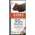 TABLETTE CHOCOLAT NOIR 90% EQUATEUR (100G) KAOKA
