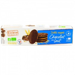 SABLE NAPPE CHOCOLAT AU LAIT (160G) ELIBIO - EPICIERS BIO