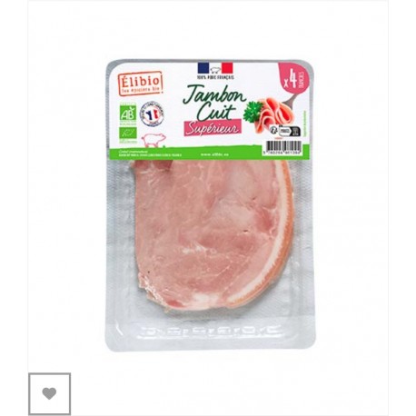 JAMBON AC 4TR (160G) ELIBIO - EPICIERS BIO