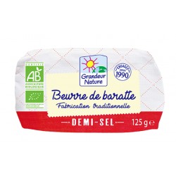 BEURRE DE BARATTE DEMI SEL (250G) GRANDEUR NATURE